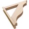 Ekena Millwork 6-in W x 38-in D x 38-in H Funston Trad Rough Cedar Woodgrain TimberThane Outlooker, Primed Tan OUTUR060X38X38FST04RCPR - alternate 3